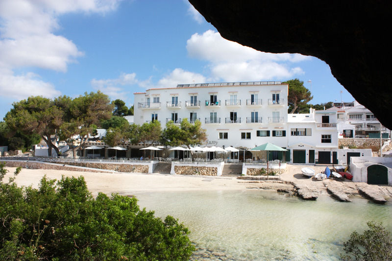 Hostal Xuroy Cala Alcaufar Eksteriør billede